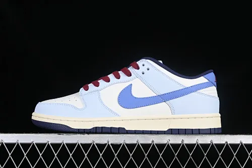 All categories Nk SB Dunk series Nk SB Dunk Low low-top sneakers K version Nk Dunk Low Retro "Sail and Polar Blue" Milan color SB low-top casual sneakers FV8113-141
